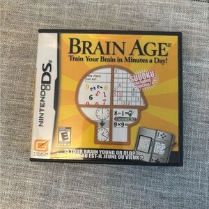 Brain Age Nintendo DS game